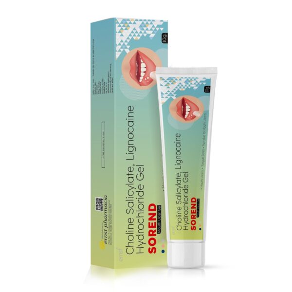 Choline Salicylate Lidocaine Hydrochloride Gel - SOREND Mouth Ulcer Gel