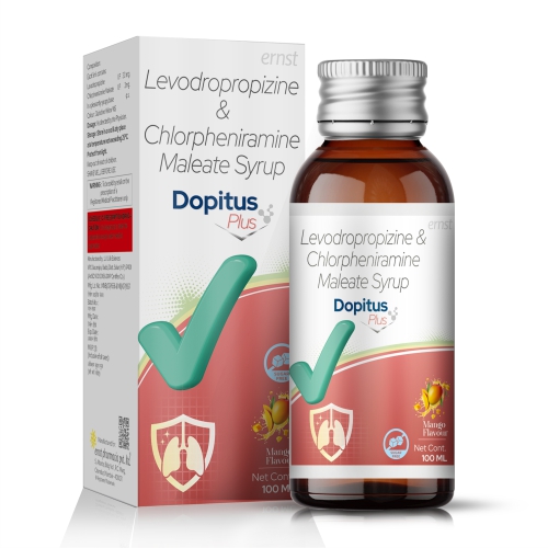 Levodropropizine & Chlorpheniramine Maleate Syrup - DOPITUS PLUS