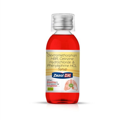 Dextromethorphan HBr, Cetirizine Hydrochloride & Phenylephrine Hydrochloride Syrup - ZEZAL DX - Ernst Pharmacia