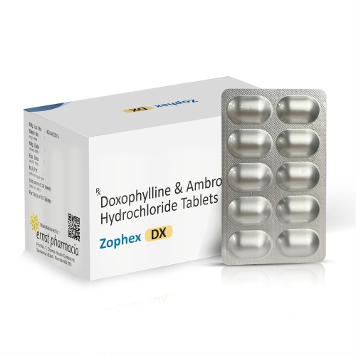 Doxofylline & Ambroxol Hydrochloride Tablets - ZOPHEX DX Tablets