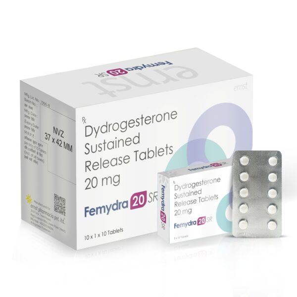 Dydrogesterone Sustained Release Tablets 20 Mg - FEMYDRA 20 SR Tablets