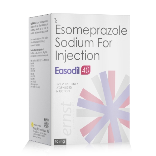 Esomeprazole Sodium Injection 40mg - EASODIL 40 Injection - Ernst Pharmacia