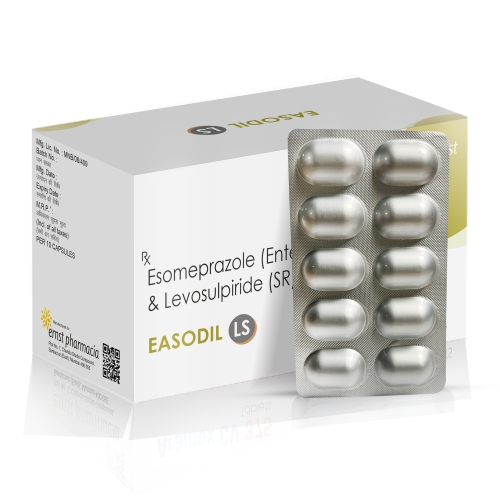 Esomeprazole 40mg & Levosulpiride 75 mg (SR) Capsules - EASODIL LS Capsules