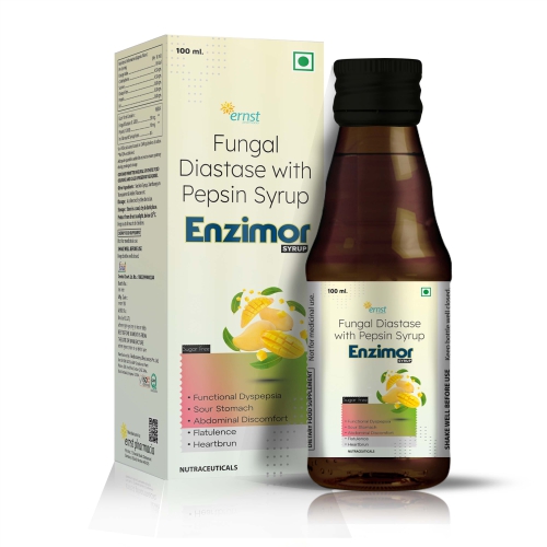 Fungal Diastase & Papain Digestive Enzyme Syrup - ENZIMOR (Sugar Free)