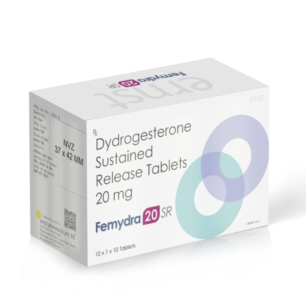 Dydrogesterone Sustained Release Tablets 20 Mg - FEMYDRA 20 SR Tablets