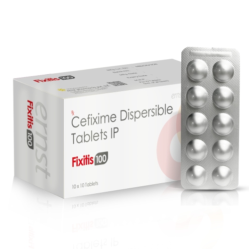 Cefixime Dispersible Tablets 100MG - FIXITIS 100 Tablets