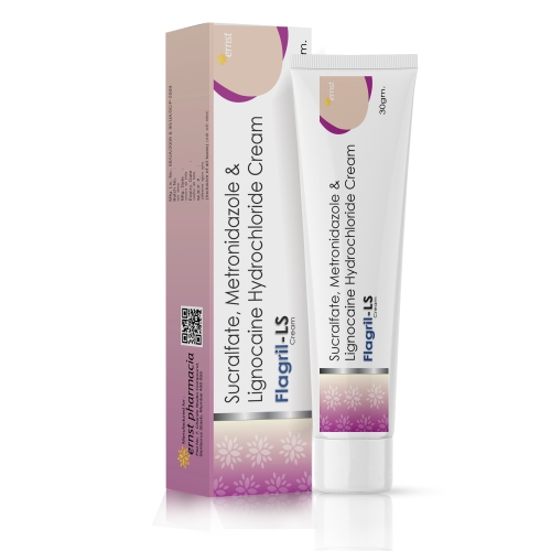 Metronidazole 1 % + Lignocaine 4 % + Sucralfate 7 % Cream - FLAGRIL LS Cream