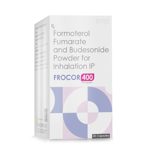 Formoterol Fumarate & Budesonide Powder For Inhalation IP - FROCOR 400 - Ernst Pharmacia