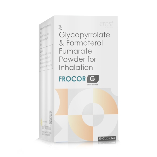 Glycopyrronium & Formoterol Fumarate Powder for Inhalation - FROCOR G - Ernst Pharmacia
