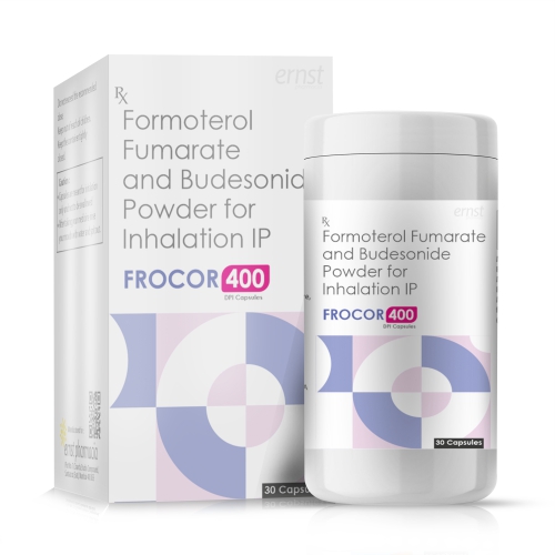 Formoterol Fumarate & Budesonide Powder For Inhalation IP - FROCOR 400