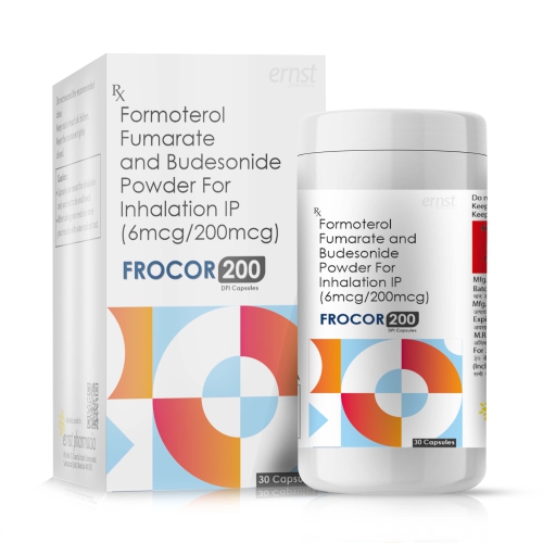 Formoterol Fumarate & Budesonide Powder for Inhalation IP - FROCOR 200