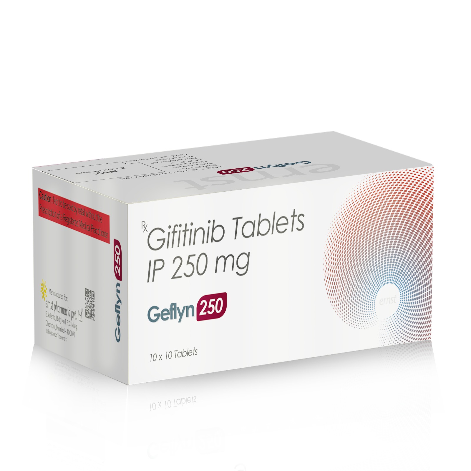 Gefitinib Tablets IP 250 Mg - GEFLYN 250 Tablets - Ernst Pharmacia