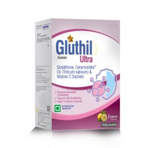 Glutathione, Ceramosides Oil (Triticum Sativum) & Vitamin C Sachet - GLUTHIL Ultra Sachets - Ernst Pharmacia