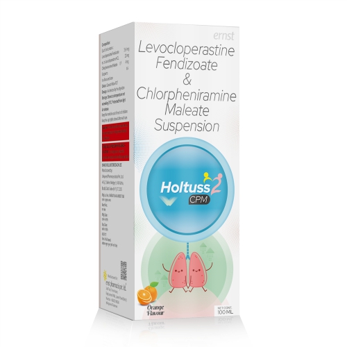 Levocloperastine Fendizoate & Chlorpheniramine Maleate Suspension - HOLTUSS CPM - Ernst Pharmacia