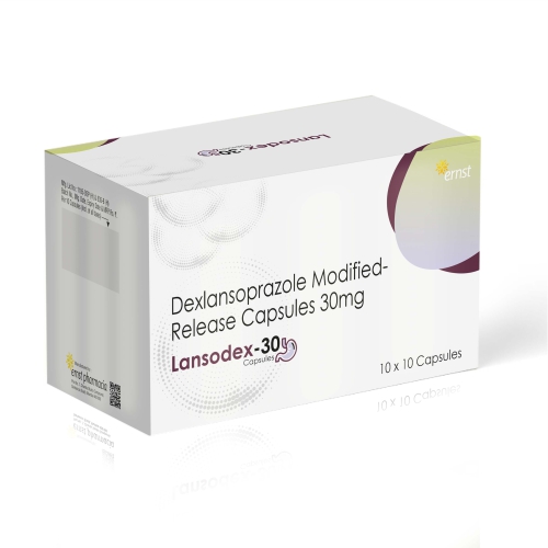 Dexlansoprazole Modified Release Capsules 30 MG - LANSODEX 30 Capsules - Ernst Pharmacia
