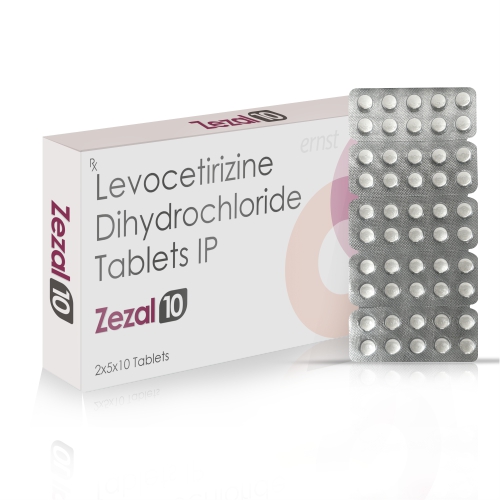 Levocetirizine Dihydrochloride Tablets IP 10 Mg - ZEZAL 10 Tablets