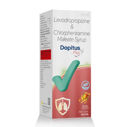 Levodropropizine & Chlorpheniramine Maleate Syrup - DOPITUS PLUS - Ernst Pharmacia