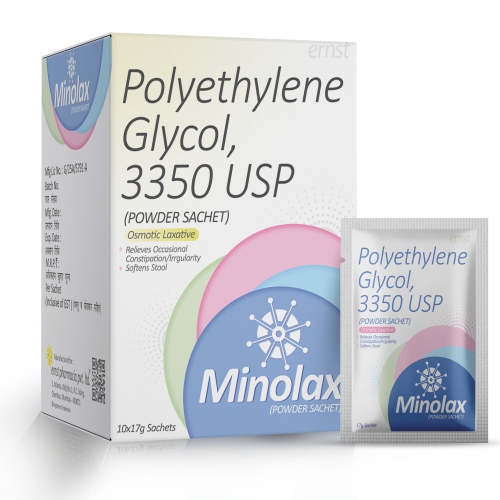 Polyethylene Glycol 3350 USP 17 G Sachet - MINOLAX Sachet