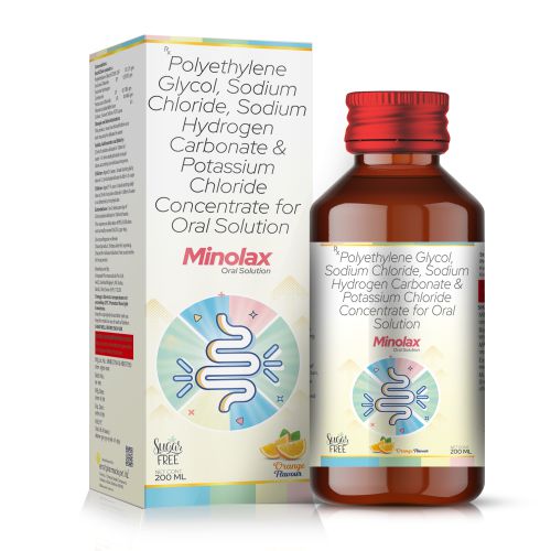 Polyethylene Glycol Sodium Chloride Sodium Bicarbonate Potassium Chloride Oral Solution - MINOLAX Solution