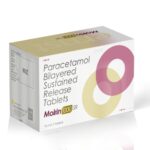 Paracetamol Bilayered Sustained Release Tablets - MOLRIN 1000 SR Tablets - Ernst Pharmacia