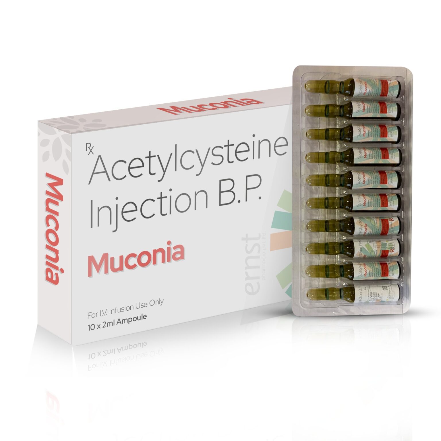 Muconia Injection - Acetylcysteine Injection B.P - Pharma