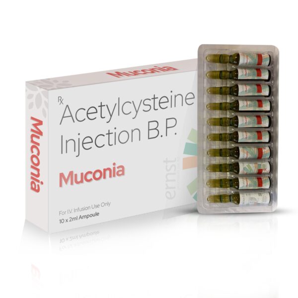 Muconia Injection - Acetylcysteine Injection B.P