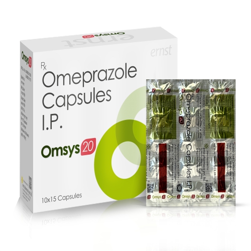 Omeprazole Capsules IP 20MG - OMSYS 20 Capsules