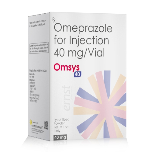 Omeprazole 40 MG Injection - OMSYS 40 Injection - Ernst Pharmacia