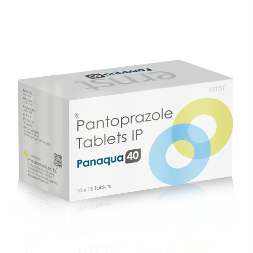 Pantoprazole Tablets IP 40 MG - PANAQUA 40 Tablets - Ernst Pharmacia
