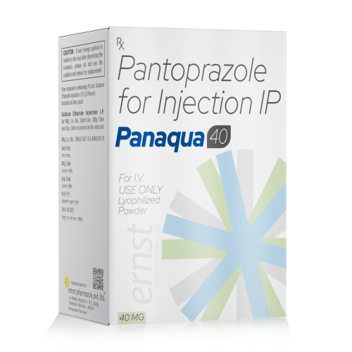 Pantoprazole Injection IP 40MG - PANAQUA 40 Injection - Ernst Pharmacia