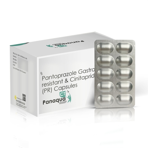 Pantoprazole Gastro Resistant & Cinitapride (SR)Capsules - PANAQUA CT Capsules