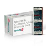 Pancreatin Bile constituents Activated Dimethicone Tablets - PANKRETAS PLUS Tablets