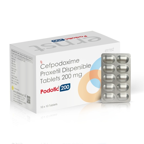 Cefpodoxime Proxetil Tablets IP - PODOTIC 200 Tablets