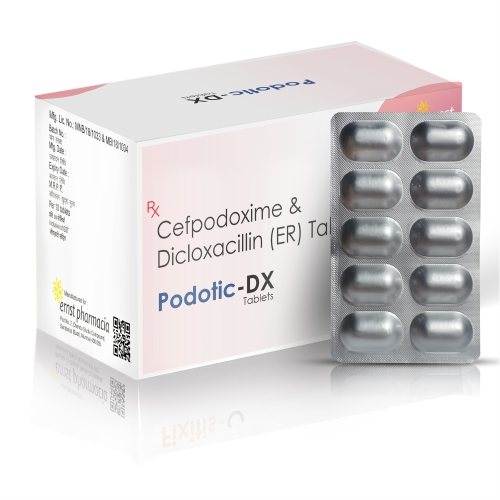 Cefpodoxime Proxetil & Dicloxacillin ER Tablets - PODOTIC DX Tablets