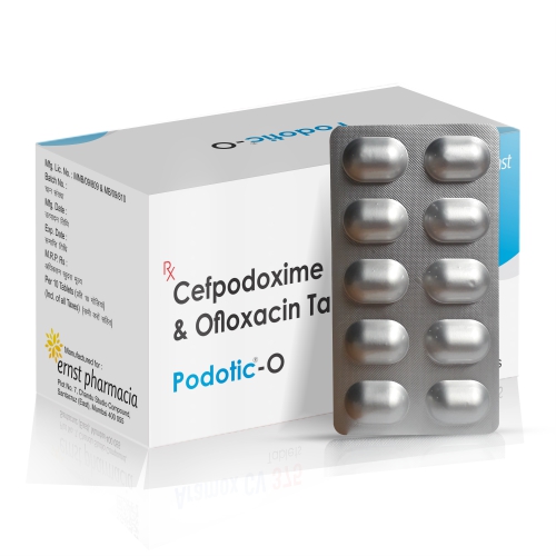 Cefpodoxime Proxetil & Ofloxacin Tablets - PODOTIC O Tablets