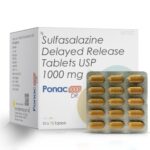 PONAC 1000 DR Tablets - Sulfasalazine Delayed Release Tablets USP 1000 MG