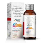 Paracetamol Phenylephrine Hcl Chlorpheniramine Maleate Sodium Citrate & Menthol Suspension - GUSTO Suspension