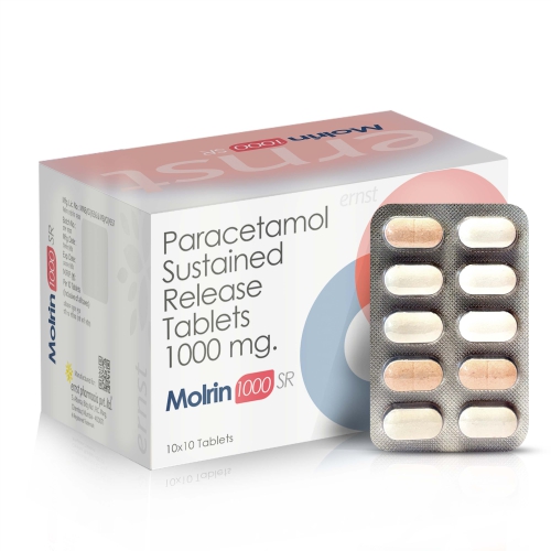 Paracetamol Sustained Release Tablets 1000 Mg - MOLRIN 1000 SR