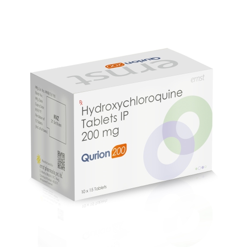 Hydroxychloroquine Sulphate Tablet IP 200 Mg - QURION 200 Tablet - Ernst Pharmacia