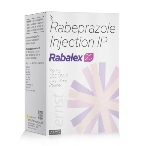 Rabeprazole Sodium Injection IP 20 MG - RABALEX 20 Injection - Ernst Pharmacia