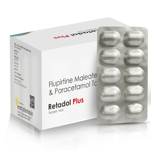 RETADOL PLUS Tablets - Flupirtine Maleate & Paracetamol Tablets