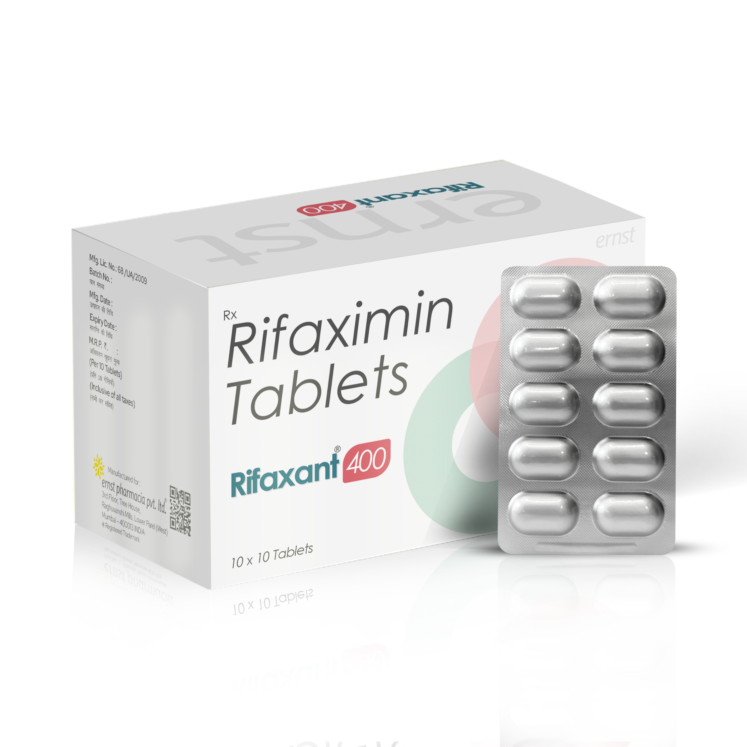 Rifaximin 400 MG Tablets - RIFAXANT 400