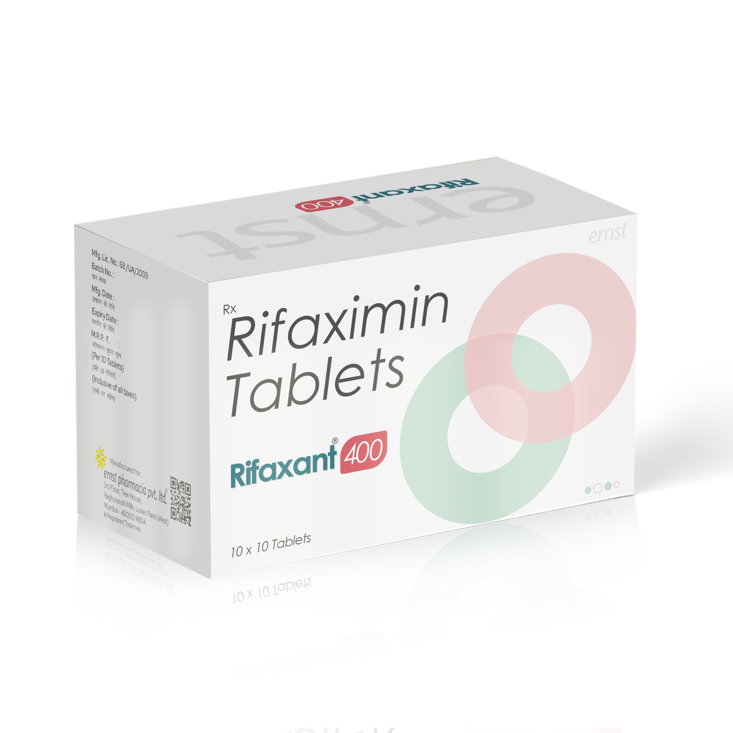 Rifaximin 400 MG Tablets - RIFAXANT 400 - Ernst Pharmacia