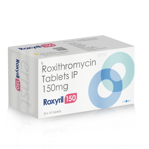 Roxithromycin Tablets IP 150 MG - ROXYRIL 150 Tablets - Ernst Pharmacia