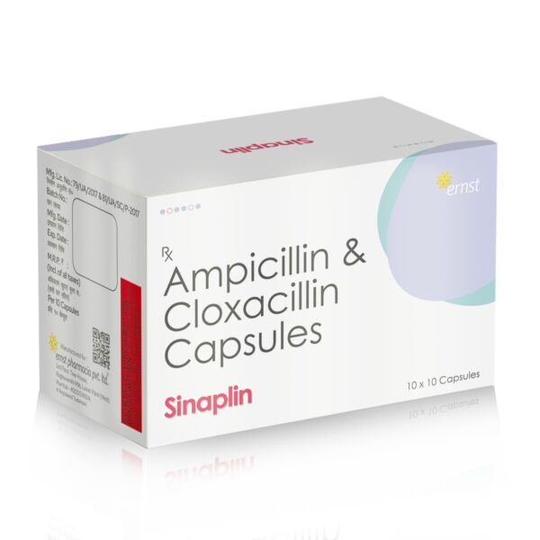 Ampicillin & Cloxacillin Capsules - SINAPLIN TABLETS - Ernst Pharmacia