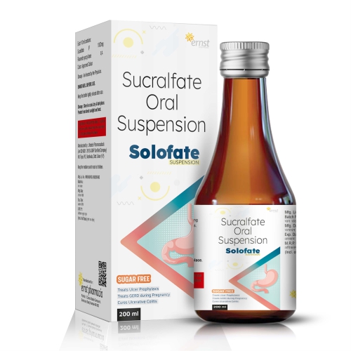 Sucralfate Oral Suspesion 1000MG - SOLOFATE Syrup