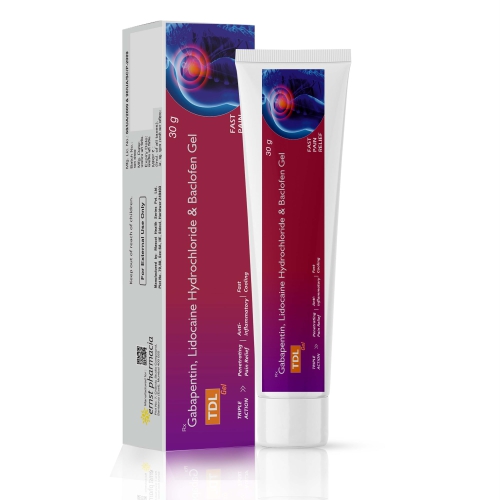 TDL GEL - Gabapentin Lidocaine Hydrochloride & Baclofen Gel