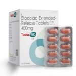 TODAC 400 ER Tablets - Etodolac Extended Release Tablets IP 400 Mg
