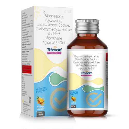 Magnesium Hydroxide Simethicone Sodium Carboxymethylcellulose & Dried Aluminium Hydroxide Gel - TRIVOCID GEL
