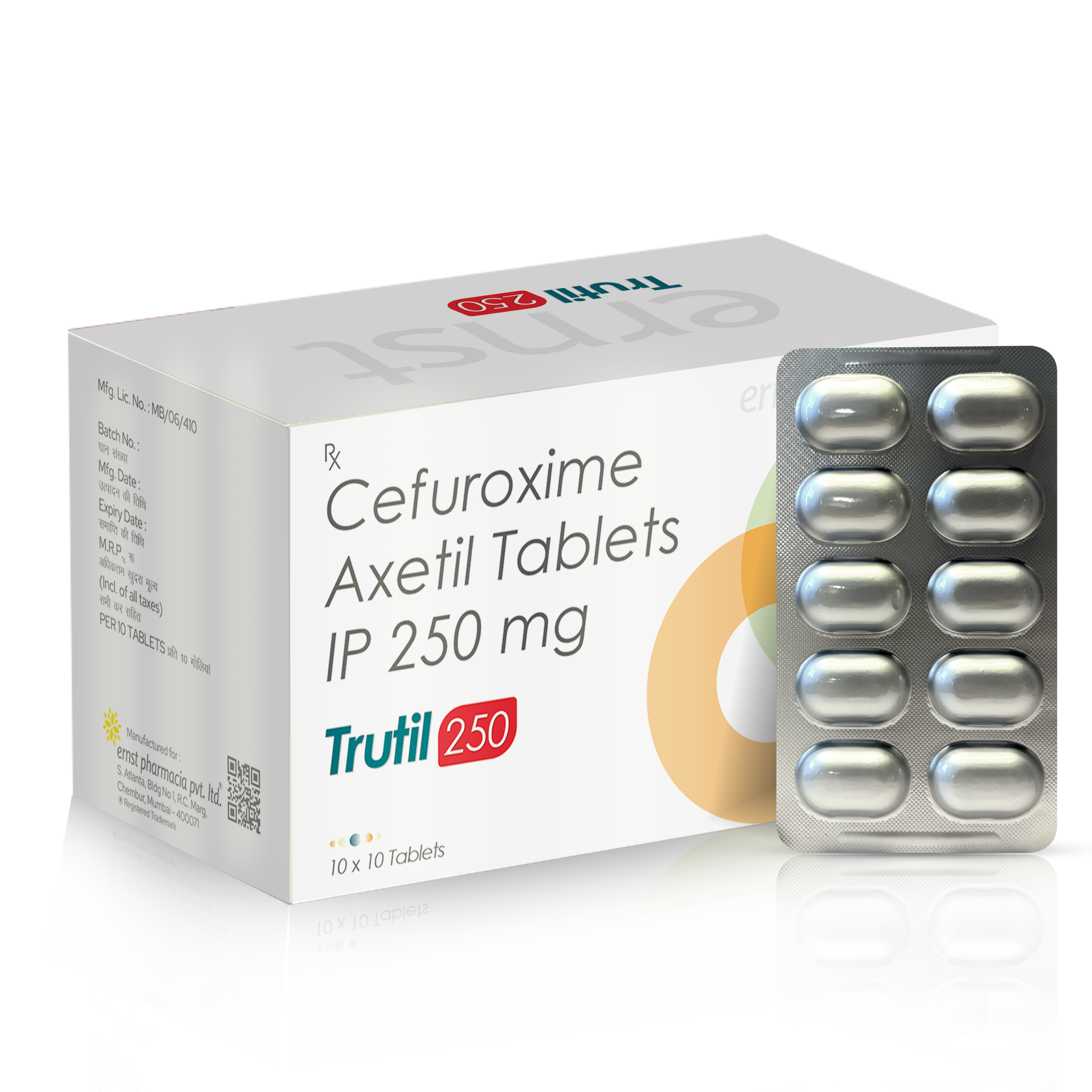 Cefuroxime Axetil Tablets IP 250 MG - TRUTIL 250 Tablets